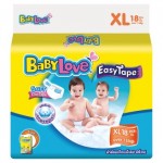 เบบี้เลิฟ Baby Love Easy Tape ไซส์ XL ห่อ 18 ชิ้น