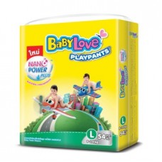 เบบี้เลิฟ Baby Love Play Pants Nano power Plus ไซส์ L ห่อ 54 ชิ้น