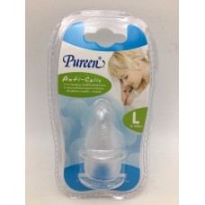 เพียวรีน Pureen จุกนมยางซิลิคอน Anti-Colic ไซส์ L สำหรับ 6 เดือน+