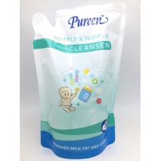 เพียวรีน Pureen นํ้ายาล้างขวดนม Bottle & Nipple Liquid Cleanser รีฟิล 550 ml.