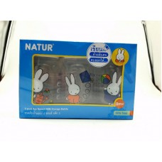 เนเจอร์ Natur ขวดนมเก็บน้ำนม ลายMiffy 4 oz. แพ็ค 3 ขวด 