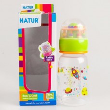 เนเจอร์ Natur ขวดนม  รุ่นสเปซซิป 4 oz. สีเขียว ไซส์M สำหรับ 3 เดือนขึ้นไป