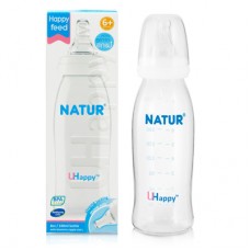 เนเจอร์ Natur ขวดนม   UHappy 8 oz. ไซส์L สำหรับ 6 เดือนขึ้นไป 