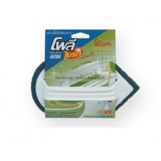 โพลีไบรท์ Poly Brite โพลี-แฮนด์ แผ่นใยขัดพร้อมด้ามจับ 2 way