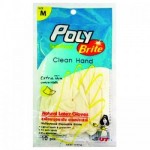 โพลีไบรท์ Poly Brite  ถุงมือยางอนามัย รุ่น Extra Thin - Size M