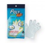 โพลีไบรท์ Poly Brite  ถุงมืออเนกประสงค์ HDPE ( 24 ชิ้น / ซอง )