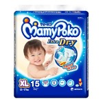 มามี่โพโค Mamy Poko Extra Dry ไซส์ XL ห่อ 15 ชิ้น (เทปกาว)