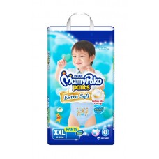 มามี่โพโค Mamy Poko Pants Extra Soft  ไซส์ XXL สำหรับเด็กผู้ชาย ห่อ 10 ชิ้น (กางเกง)