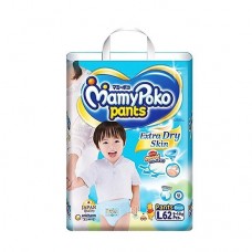 มามี่โพโค Mamy Poko Pants Extra Dry Skin Boys ไซส์ L สำหรับเด็กผู้ชาย ห่อ 62 ชิ้น (กางเกง)