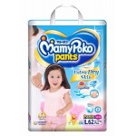 มามี่โพโค Mamy Poko Pants Extra Dry Skin Girls ไซส์ L สำหรับเด็กผู้หญิง ห่อ 62 ชิ้น (กางเกง)