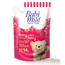 เบบี้ มายด์ Babi mild ผลิตภัณฑ์ปรับผ้านุ่ม กลิ่นฮันนี่ซัคเคิล แอนด์ อะเซโรลาเชอร์รี่ 1,500 มล.