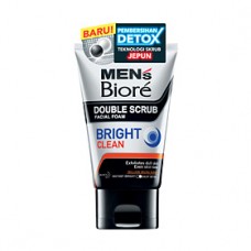 Men's Biore Double Scrub Bright Clean 100 g