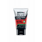 Men's Biore Double Scrub Facial Foam ACNE Solution 50 g