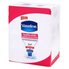 วาสลีน Vaseline เฮลธี้ ไวท์ สบู่เพื่อผิวสะอาดกระจ่างใส 75กรัม X 4 ก้อน