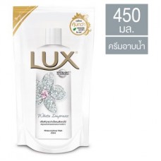 ลักส์ Lux  ไวท์ อิมเพรส ครีมอาบน้ำเพื่อผิวกระจ่างใสจนสังเกตได้ ชนิดถุงเติม 450มล.