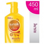 ซันซิล Sunsilk แชมพู สูตรผมนุ่มลื่น เรียบสวย 450มล.