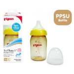 พีเจ้น Pigeon ขวดนม PPSU 5 oz. จุกเสมือนนมมารดา รุ่นพลัสซอฟท์ทัช ไซส์ SS สำหรับ 0 เดือน+