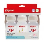 พีเจ้น Pigeon ขวดนม RPP โมเดิร์น 4 oz จุกคลาสสิค ไซส์ S แพ็ค 3 สำหรับ 0-3 เดือน