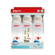 พีเจ้น Pigeon ขวดนม RPP โมเดิร์น 8 oz. คลาสสิค ไซส์ M แพ็ค 3