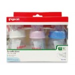 พีเจ้น Pigeon ขวดนม KPP 2 oz. จุกเสมือนนมมารดา รุ่นมินิ แพ็ค 3 ไซส์ S สำหรับ 0-3 เดือน