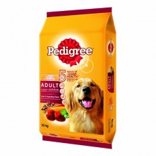 Pedigree ชนิดเม็ด รสตับและผัก 10 kg สำหรับสุนัขโตเต็มวัย