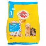 Pedigree ชนิดเม็ด สำหรับลูกสุนัข รสนม สูตรหย่านม 480 g