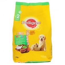 Pedigree เพดดิกรี อาหารลูกสุนัข 3-18 เดือน รสตับ ผักและนม 1.5กก.
