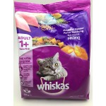 Whiskas ชนิดเม็ด รสปลาทู 480 g สูตรแมวโต