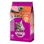 Whiskas ชนิดเม็ด รสโกเม่ ซีฟู้ด 1.2 kg อายุ 1 ปี ขึ้นไป