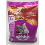 Whiskas ชนิดเม็ด รสปลาซาบะย่าง 480 g สำหรับอายุ 1 ปี ขึ้นไป