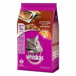 Whiskas ชนิดเม็ด รสปลาซาบะย่าง 1.2 kg สูตรแมวโต