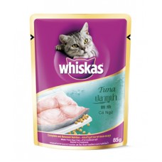 Whiskas ชนิดเปียก รสปลาทูน่า 85 g