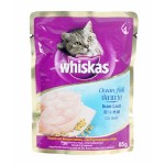 Whiskas ชนิดเปียก รสปลาทะเล 85 g