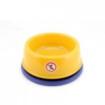 No ANT Pet bowl ชามใส่อาหารสุนัขและแมวกันมด size L สีเหลือง