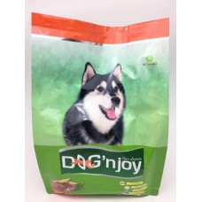 ด็อก เอ็นจอย Dog'n Joy ชนิดเม็ด สำหรับสุนัขโตพันธุ์กลาง-ใหญ่ รสเนื้อและตับ 500 กรัม