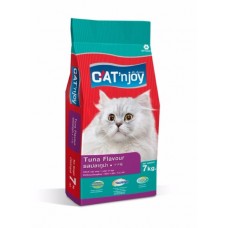 แคท เอ็นจอย Cat'n Joy ชนิดเม็ด สำหรับแมวโตทุกสายพันธุ์ อายุ 1 ปีขึ้นไป รสปลาทูน่า 7 kg
