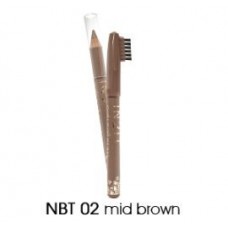 In2It Natural Brow Waterproof eyebrow liner NBT02 mid brown