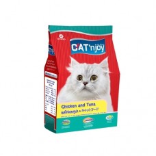 แคท เอ็นจอย Cat'n Joy ชนิดเม็ด รสไก่และทูน่า สำหรับแมวโตทุกสายพันธุ์ 400 กรัม