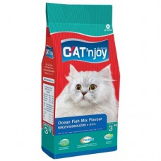 แคท เอ็นจอย Cat'n Joy ชนิดเม็ด รสปลาทะเลรวมมิตร 3 kg