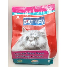 แคท เอ็นจอย Cat'n Joy ชนิดเม็ด รสปลาทูน่าและกุ้ง สำหรับแมวโตทุกสายพันธุ์ 400 กรัม