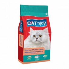 แคท เอ็นจอย Cat'n Joy ชนิดเม็ด รสกุ้งและปลาแซลมอน สำหรับแมวโตทุกสายพันธุ์ 3 kg