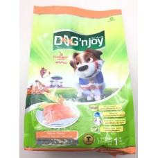 ด็อก เอ็นจอย Dog'n Joy ชนิดเม็ด สำหรับสุนัขโตทุกสายพันธุ์ สูตรปลาแซลมอน 1 kg