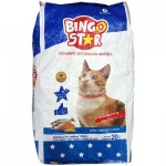 บิงโกสตาร์ BINGO STAR สำหรับแมวโตอายุ 1 ปีขึ้นไป รสซีฟูด 20 kg