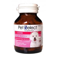 Pet Select ODERM บำรุงผิวหนังและขน 30 เม็ด