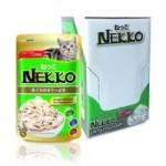 Nekko ชนิดเปียก รสทูน่าหน้าเนื้อไก่ ในเจลลี่ ขนาด 70 g ต่อซองจำนวน 12 ซอง