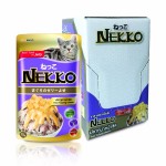 Nekko ชนิดเปียก รสปลาทูน่าหน้าชีสในเจลลี่ ขนาด 70 g ต่อซองจำนวน 12 ซอง