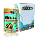 Nekko ชนิดเปียก รสปลาทูน่าหน้าสาหร่ายและไข่ตุ๋น 70 g ต่อซอง จำนวน 12 ซอง