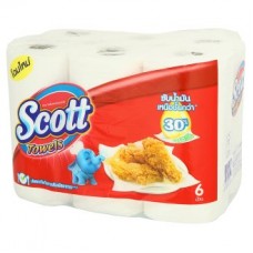 สก๊อตต์ Scott ทาวเวล ขนาด 6 ม้วน  