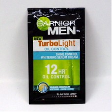 Garnier Men TurboLight Oil Control Whitening Serum Cream / ซอง