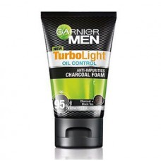 Garnier Men TurboLight Oil Control Charcoal Foam 100 ml